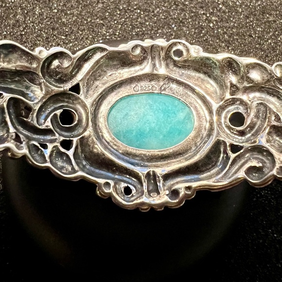 Carolynn Pollack Vintage Turquoise Relios Cuff Bracelets, sterling silver 925. - Picture 12 of 13